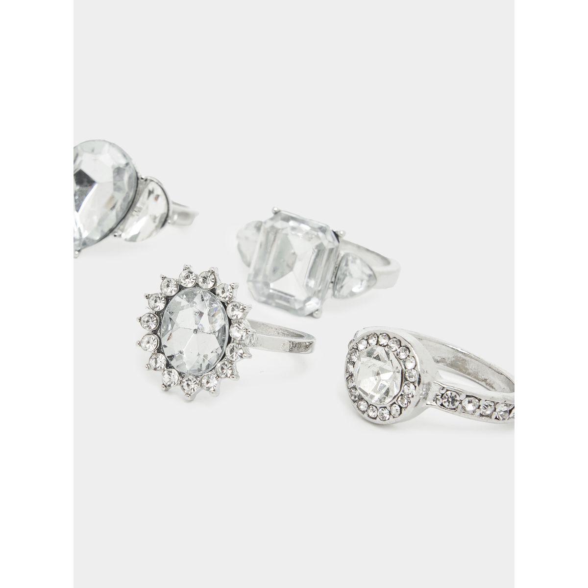 Styli Set of 4 Big Gem rings-women-watchesandjewellery-jewellery-rings-image-3