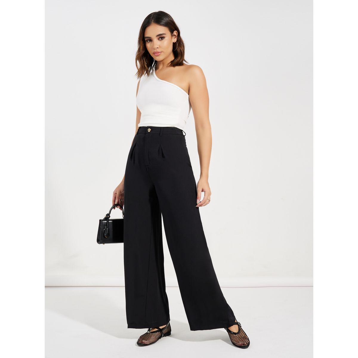 Styli Super High Rise Wide Leg Pants with Pockets-women-clothing-bottoms-trousers-image-1