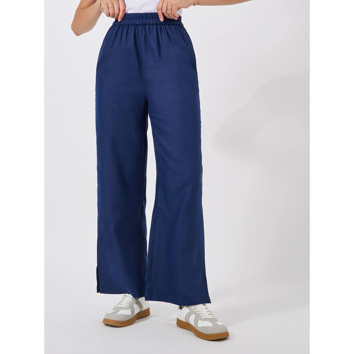 Styli Semi Tailored Wide Leg Pants with Side Slit-women-clothing-bottoms-trousers-image-1