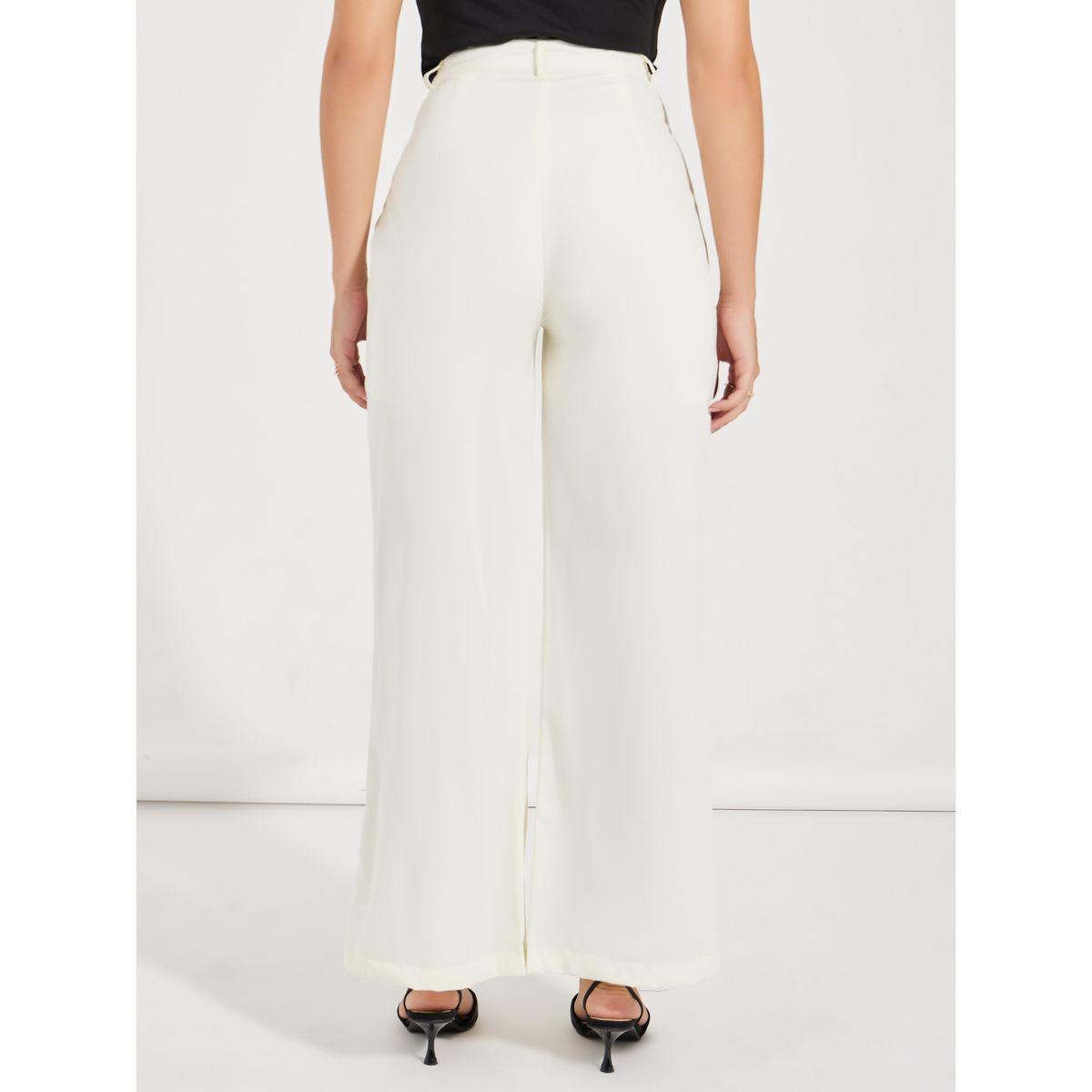 بنطال بارجل واسعة وخصر عالي مع جيوب-women-clothing-bottoms-trousers-image-4