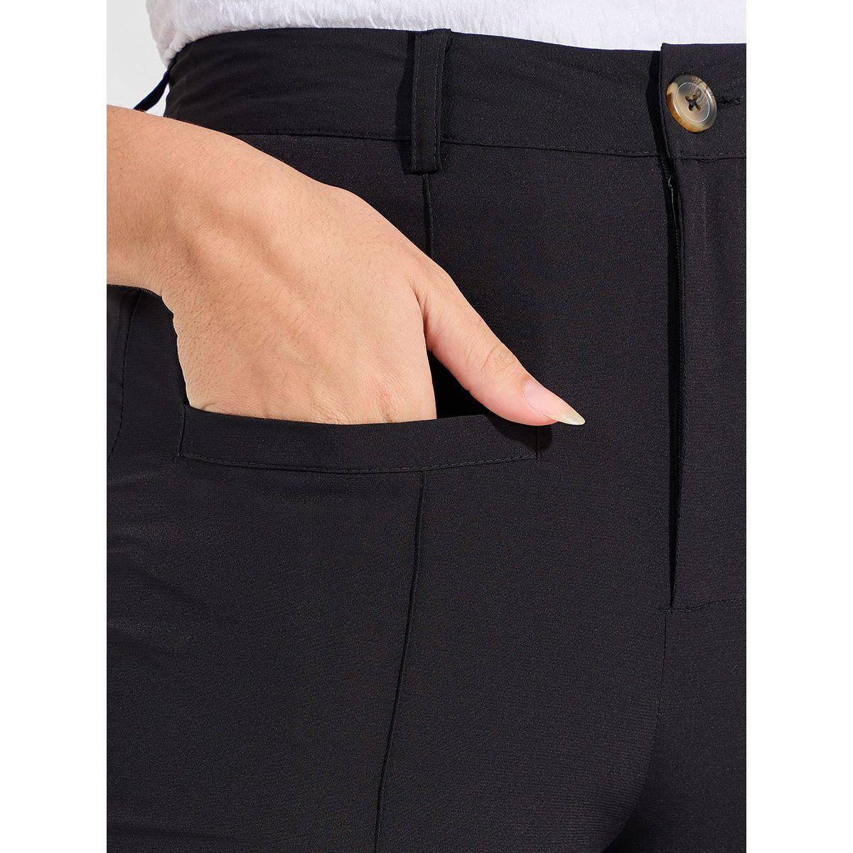 بنطال سادة بارجل واسعة وتداخلات محزوزة-women-clothing-bottoms-trousers-image-3