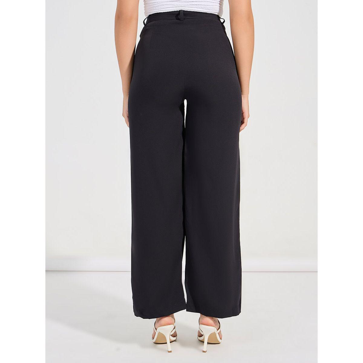 بنطال سادة بارجل واسعة وتداخلات محزوزة-women-clothing-bottoms-trousers-image-4