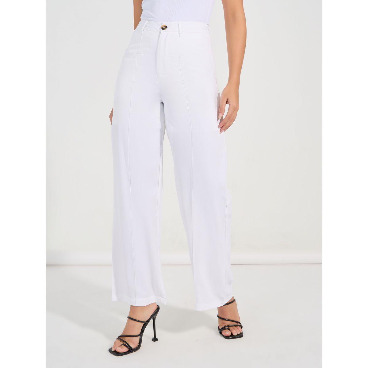 بنطال سادة بارجل واسعة وتداخلات محزوزة-women-clothing-bottoms-trousers-image-2