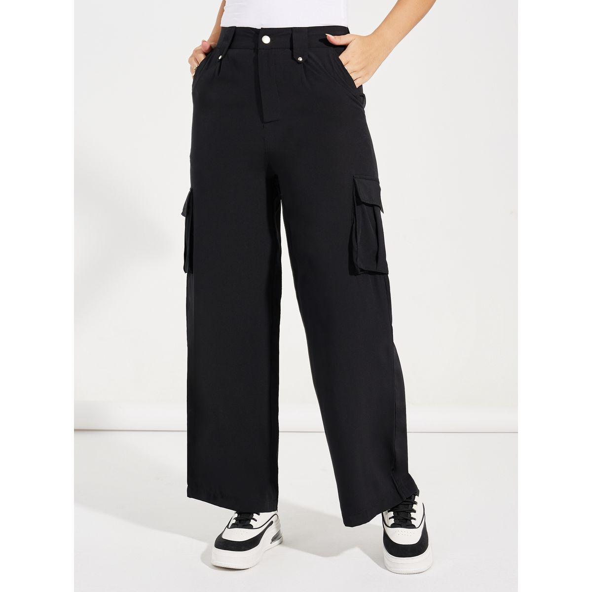 بنطال كارجو سادة مع جيوب-women-clothing-bottoms-trousers-image-2