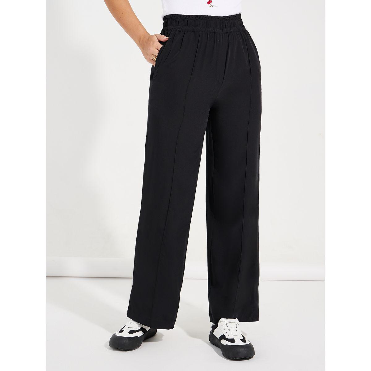Styli Semi Tailored Wide Leg Pants with Side Slit-women-clothing-bottoms-trousers-image-2