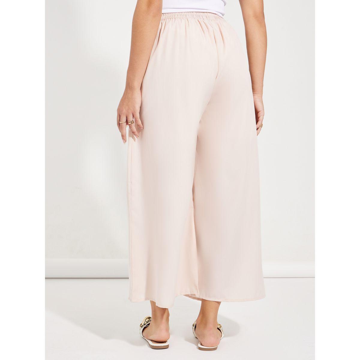 بنطال بارجل واسعة ونصف خصر مطاطي-women-clothing-bottoms-trousers-image-4