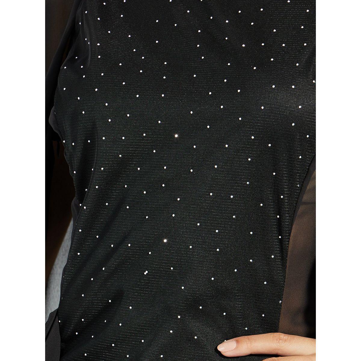 Styli Embellished Long Sleeves Cape Maxi Dress-women-clothing-dresses-image-3