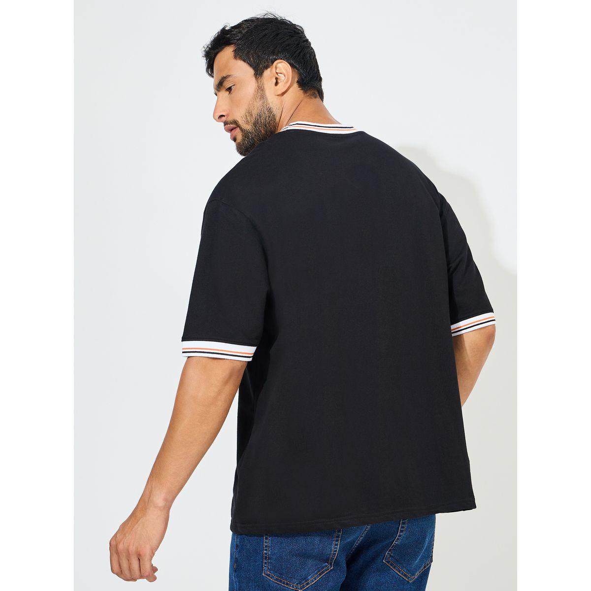 تيشيرت تيري سادة بتداخلات مُتباينة-men-clothing-tshirtsandpolos-tshirts-image-4