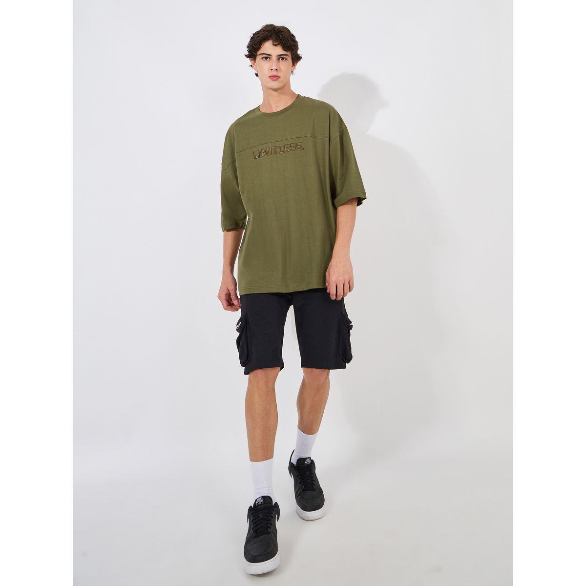 تيشيرت جيرسيه بوكسي مع تفاصيل مُطرّزة-men-clothing-tshirtsandpolos-tshirts-image-2