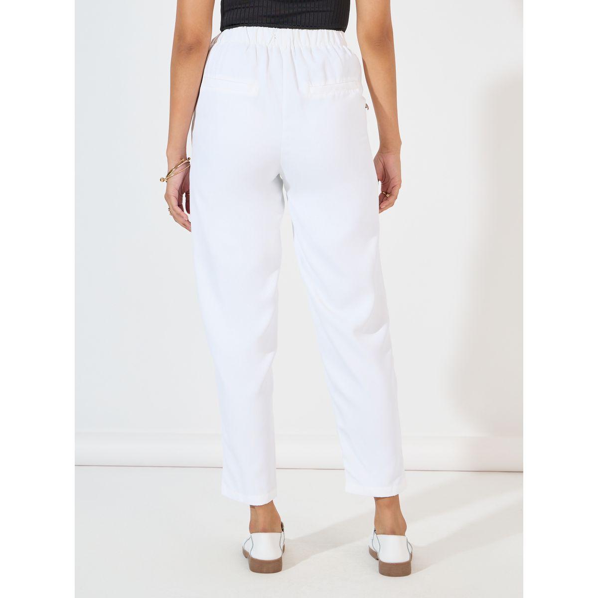 بنطال بأرجل مستقيمة مع أزرار-women-clothing-bottoms-trousers-image-4