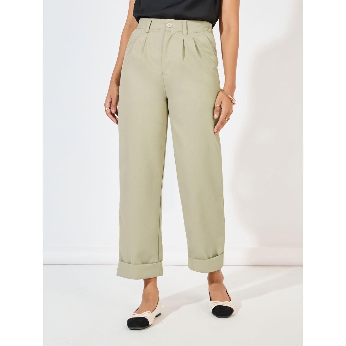 Styli Elevate High Rise Turn-Up Hem Ankle Length Pants-women-clothing-bottoms-trousers-image-2