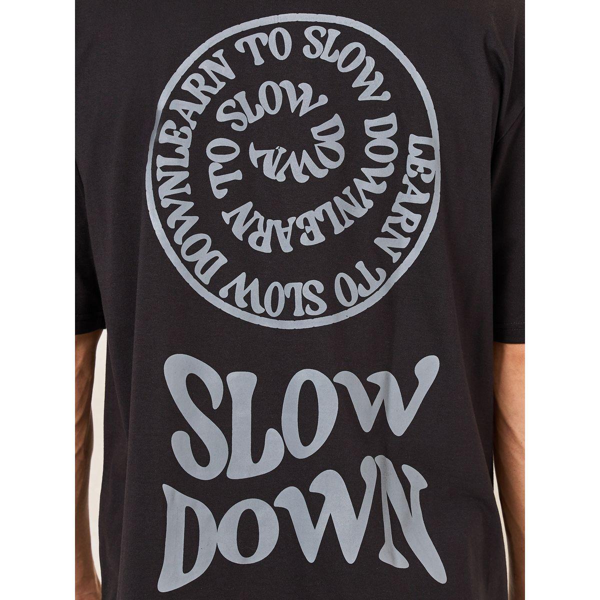 Styli Back Printed Oversized Cotton Rich T-Shirt with Mock Neck Detail-men-clothing-tshirtsandpolos-tshirts-image-5
