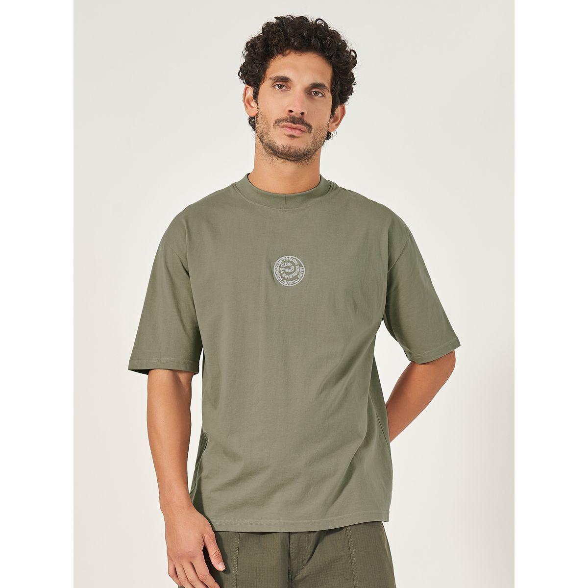 Styli Printed Oversized Cotton Rich T-Shirt with Mock Neck Detail-men-clothing-tshirtsandpolos-tshirts-image-4