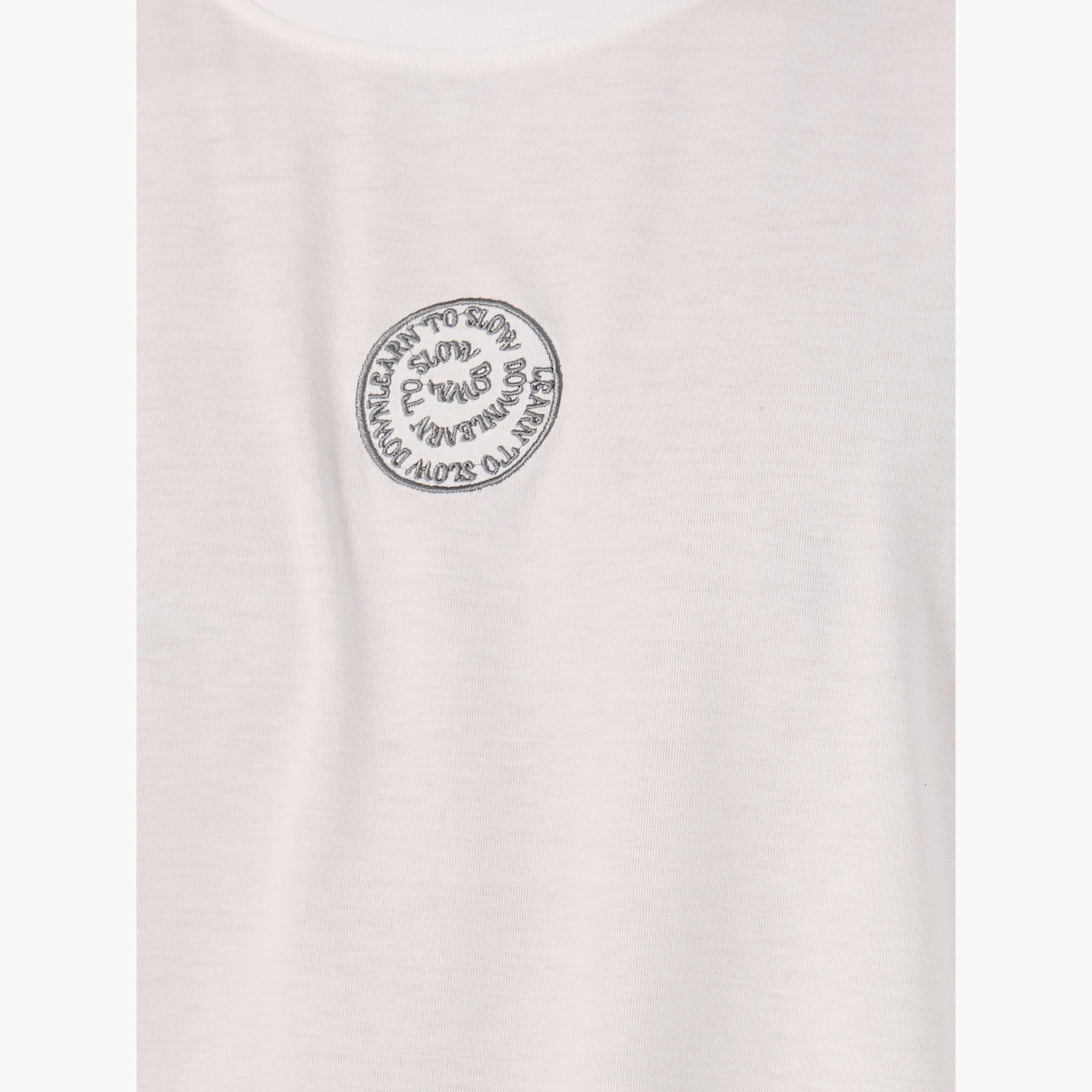 Styli Printed Oversized Cotton Rich T-Shirt with Mock Neck Detail-men-clothing-tshirtsandpolos-tshirts-image-4