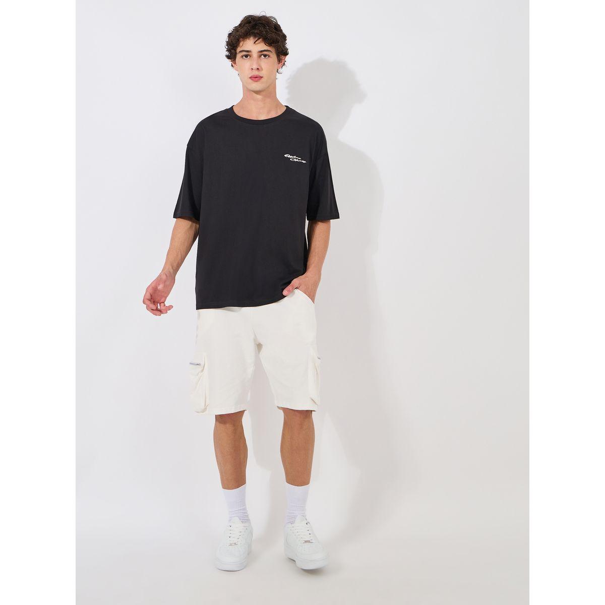 Styli Chest Minimal Print Oversized Cotton Rich T-Shirt-men-clothing-tshirtsandpolos-tshirts-image-2