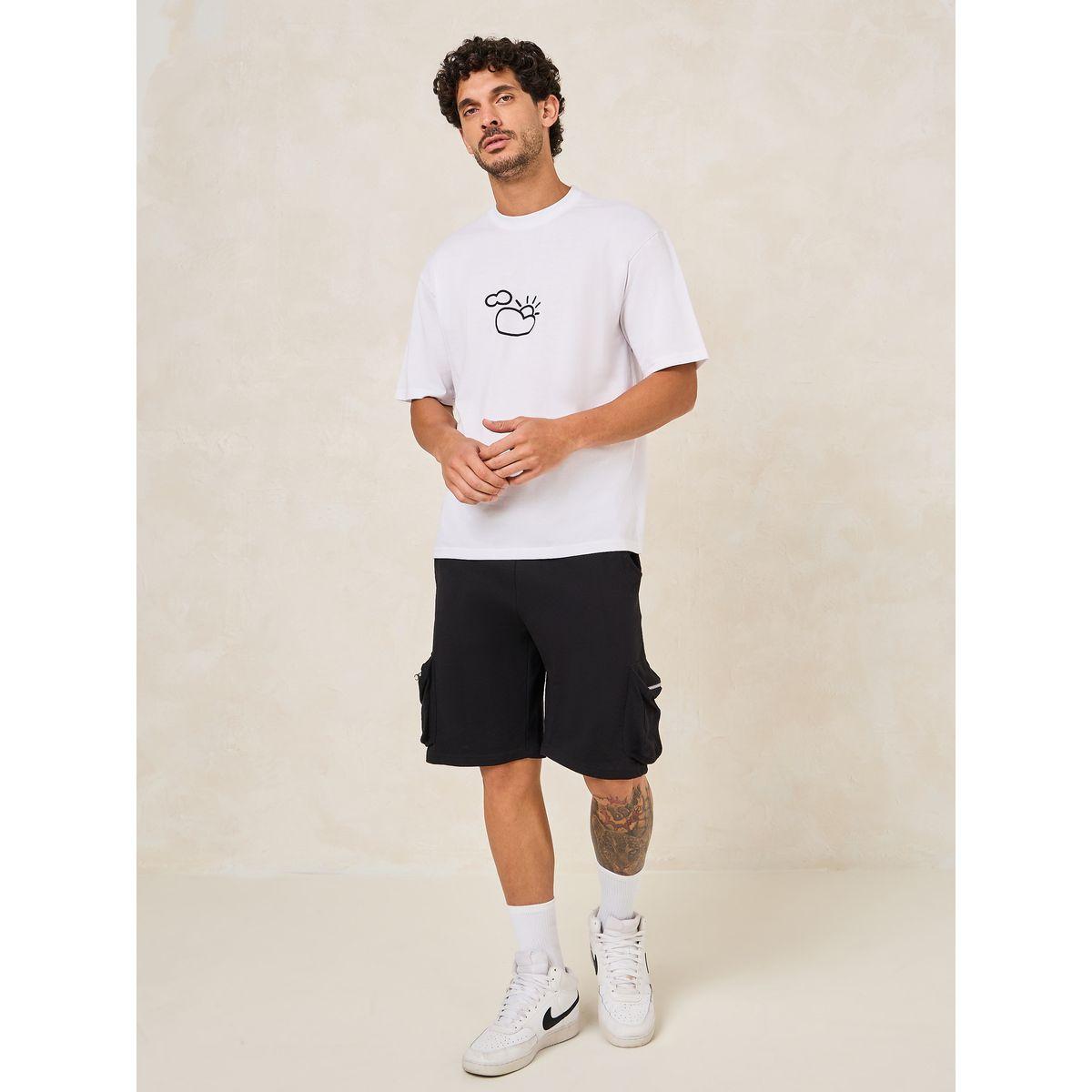 Styli Minimal Print Oversized Cotton Rich T-Shirt-men-clothing-tshirtsandpolos-tshirts-image-2