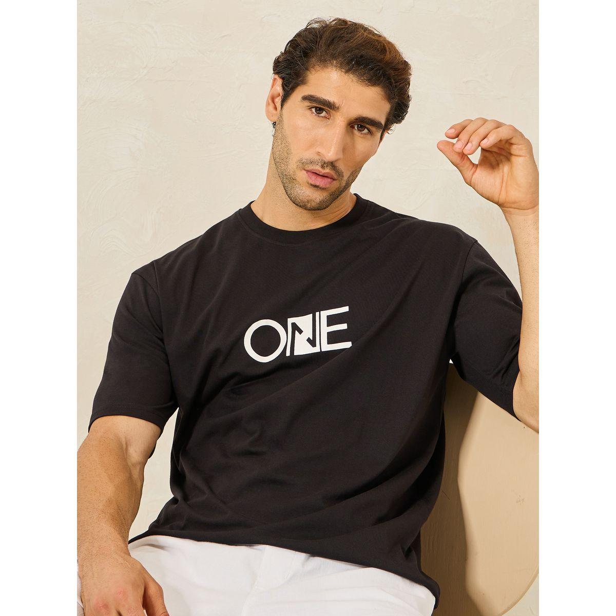 Styli Chest Minimal Print Oversized Cotton Rich T-Shirt-men-clothing-tshirtsandpolos-tshirts-image-1