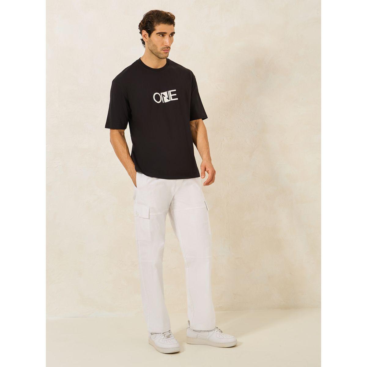 Styli Chest Minimal Print Oversized Cotton Rich T-Shirt-men-clothing-tshirtsandpolos-tshirts-image-2