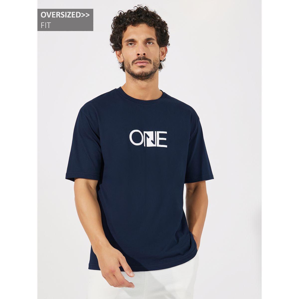 Styli Chest Minimal Print Oversized Cotton Rich T-Shirt-men-clothing-tshirtsandpolos-tshirts-image-1