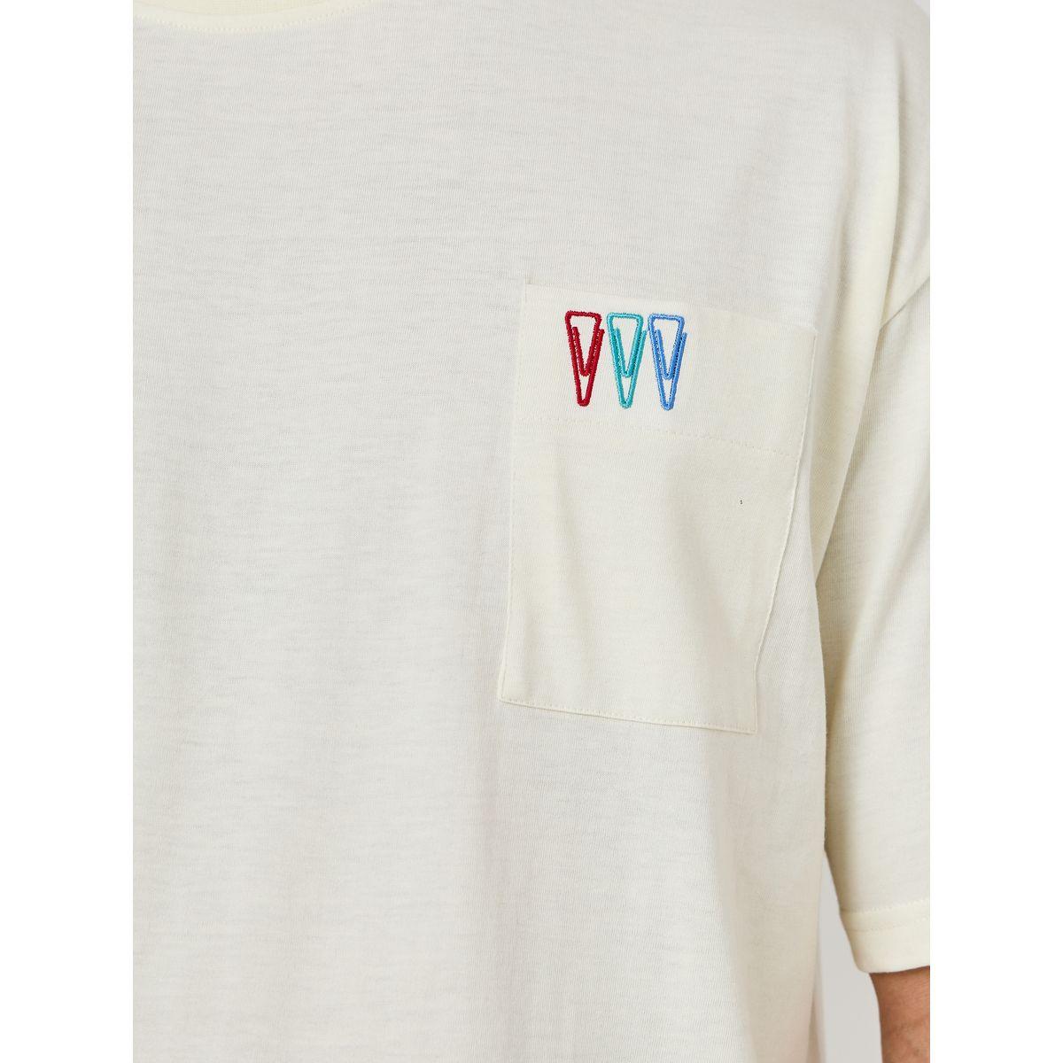Styli Minimal Pocket Embroidery Oversized Cotton Rich T-Shirt-men-clothing-tshirtsandpolos-tshirts-image-3