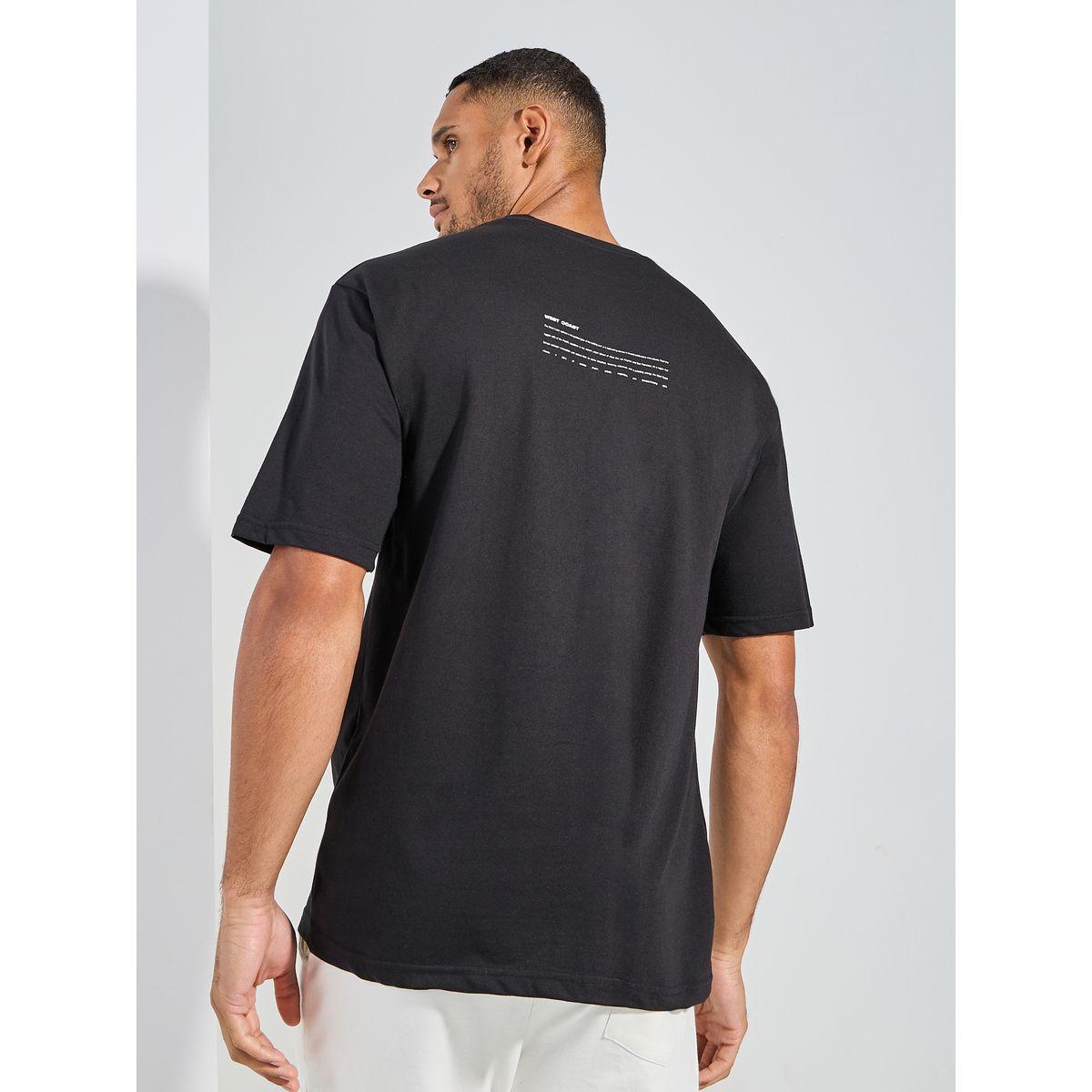 تيشيرت قطن فضفاض مطبع بكتابة-men-clothing-tshirtsandpolos-tshirts-image-4
