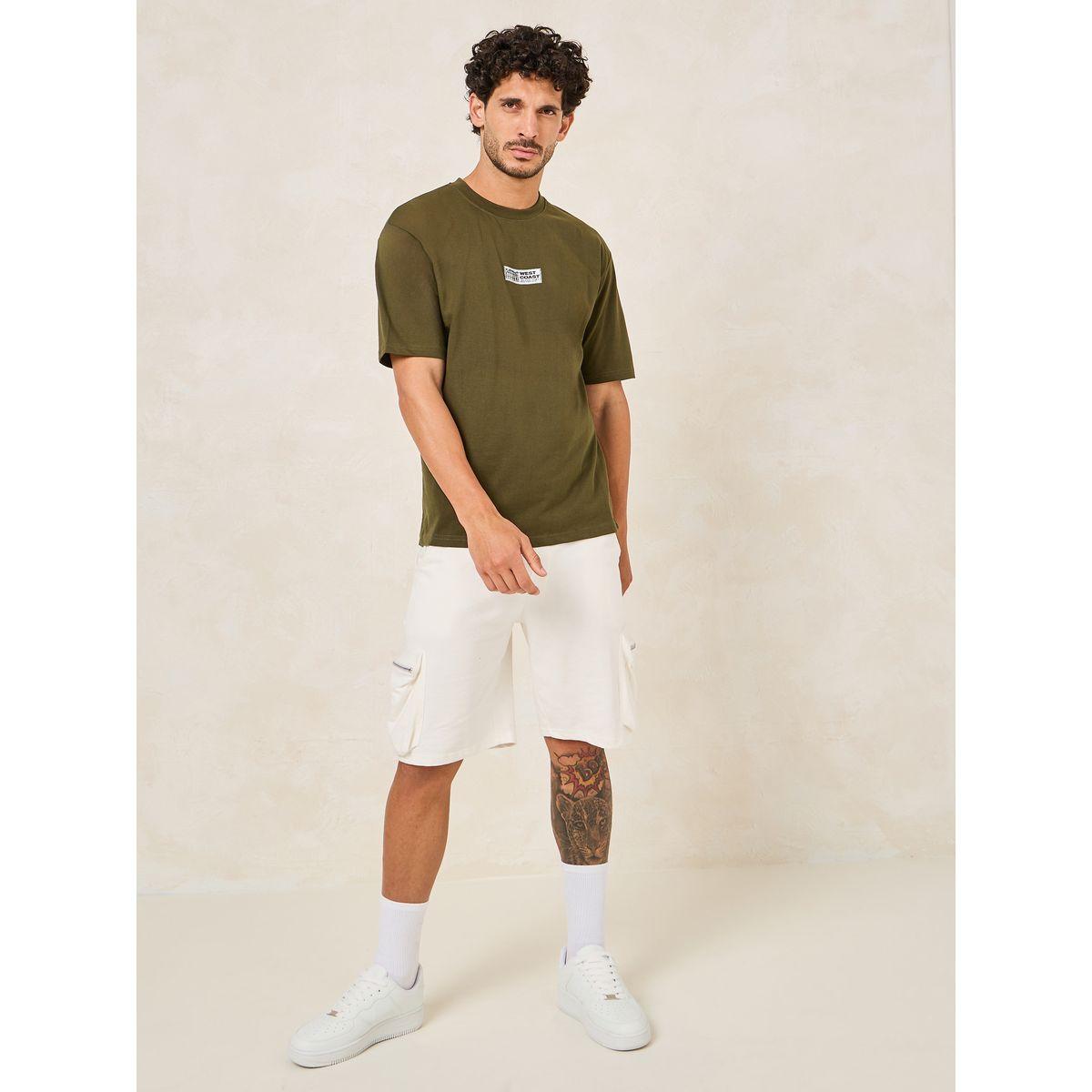 Styli West Coast Slogan Print Oversized Cotton Rich T-Shirt-men-clothing-tshirtsandpolos-tshirts-image-2