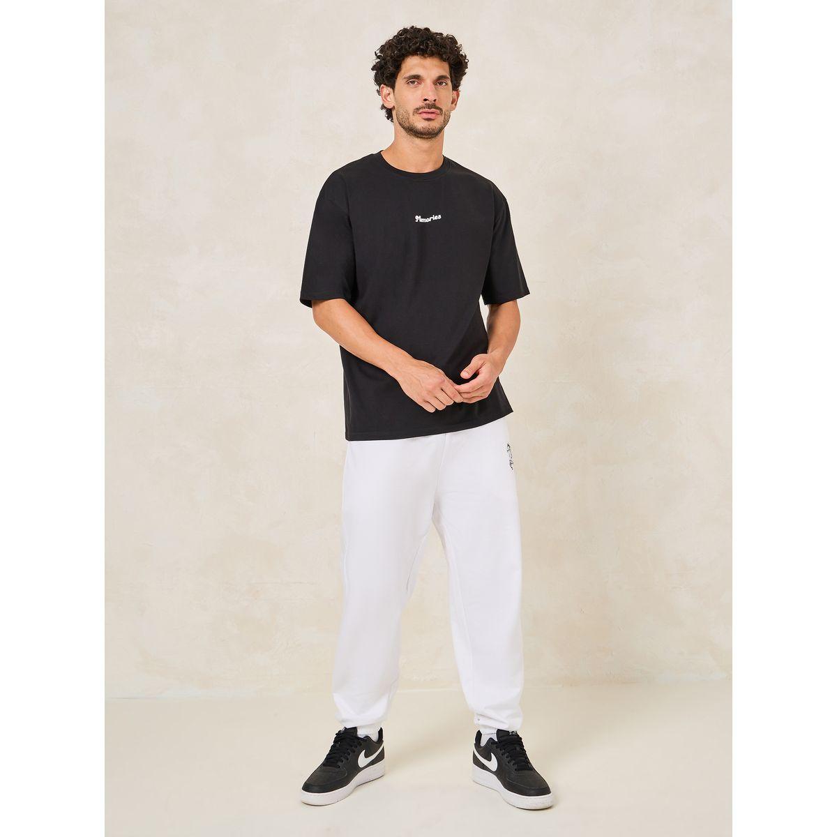 تيشيرت قطن فضفاض مطبع بكتابة-men-clothing-tshirtsandpolos-tshirts-image-2