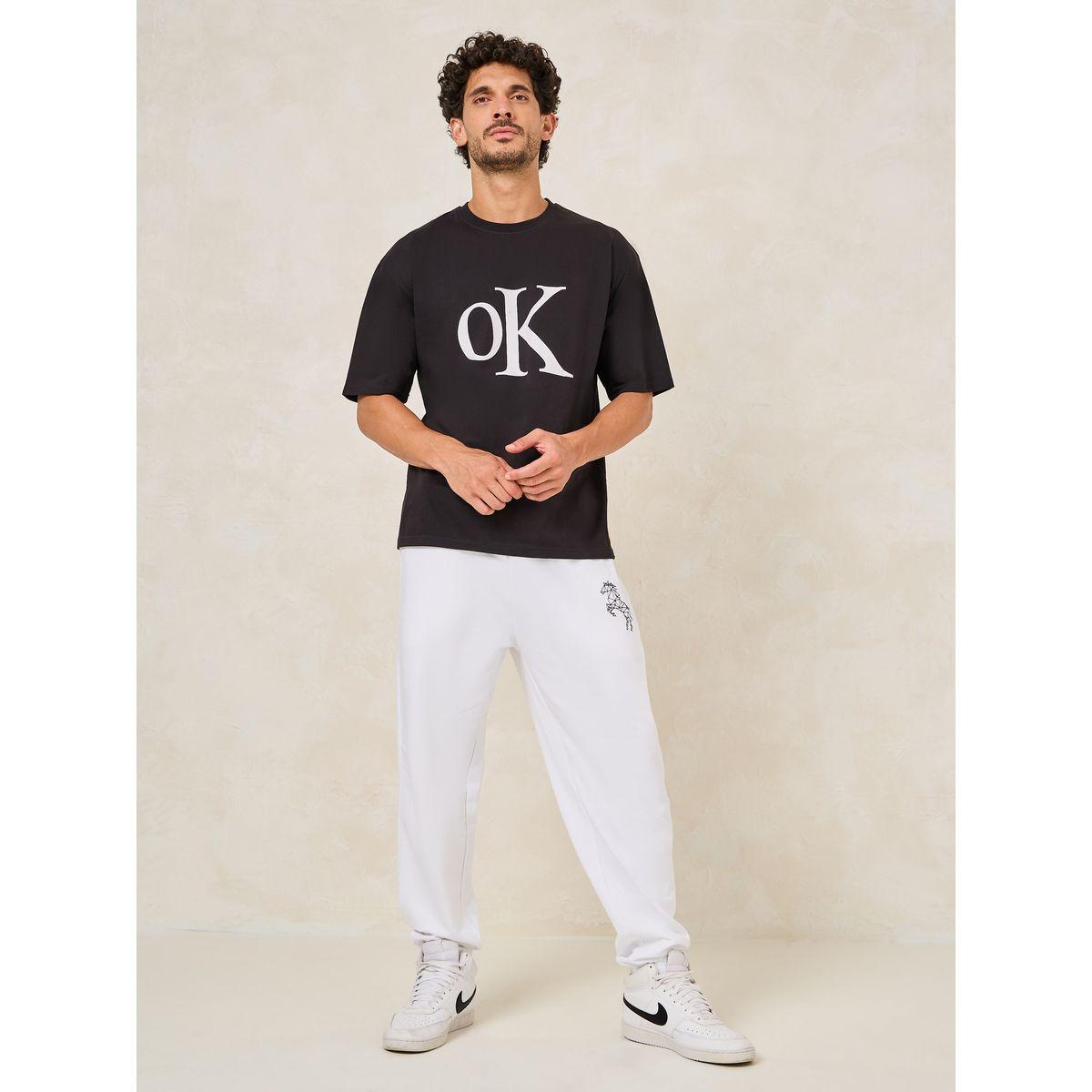 تيشيرت قطن فضفاض مطبع بكتابة-men-clothing-tshirtsandpolos-tshirts-image-2
