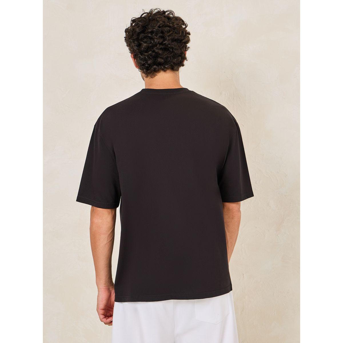 تيشيرت قطن فضفاض مطبع بكتابة-men-clothing-tshirtsandpolos-tshirts-image-4