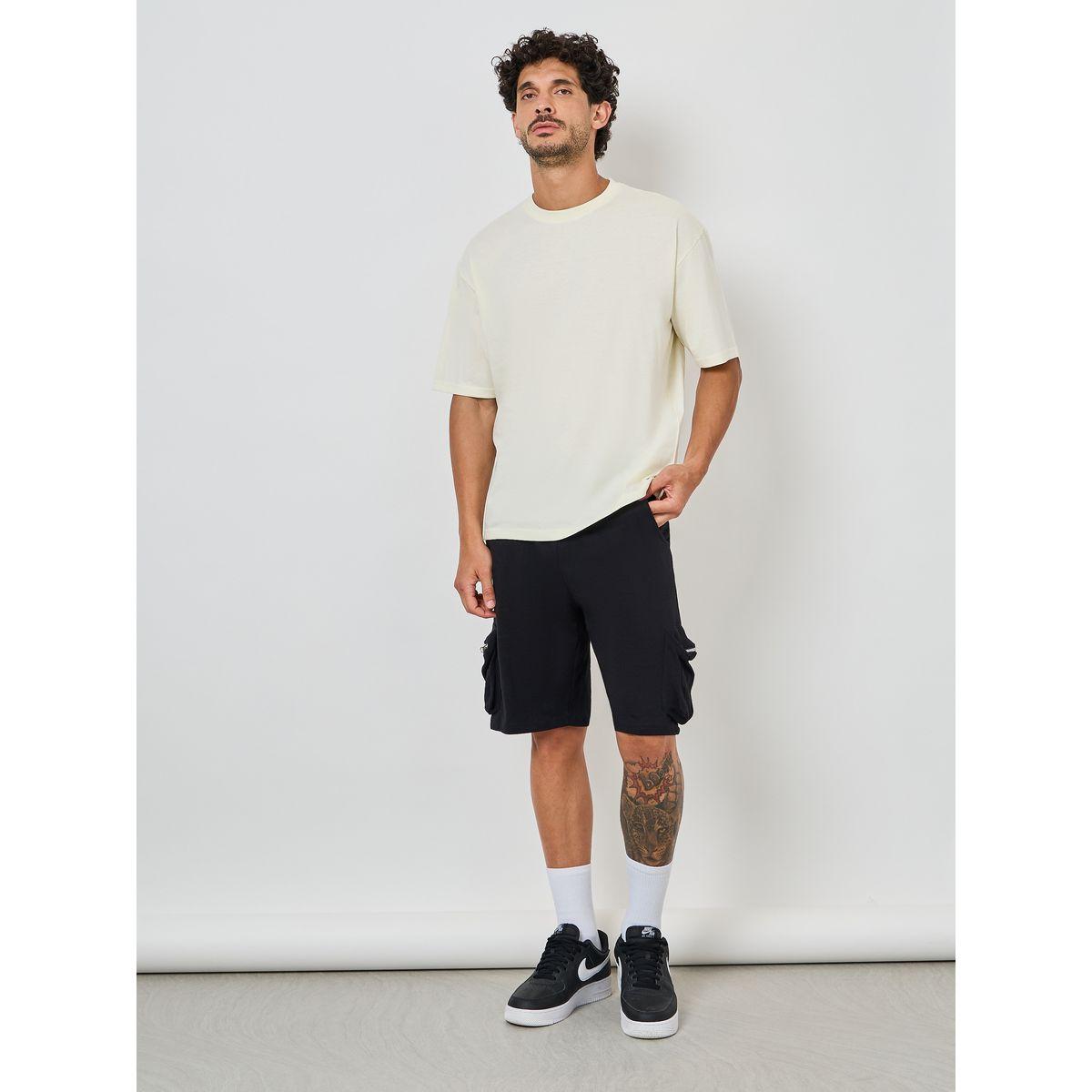 تيشيرت قطن فضفاض مطبع بكتابة-men-clothing-tshirtsandpolos-tshirts-image-2
