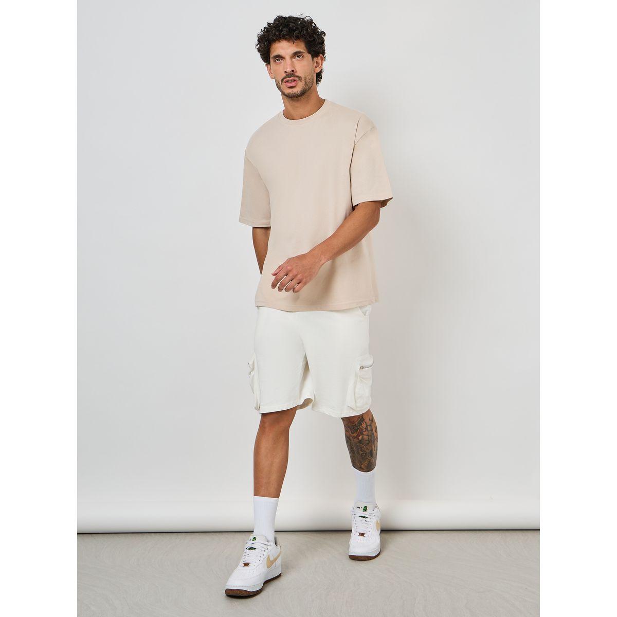 تيشيرت قطن فضفاض مطبع بكتابة-men-clothing-tshirtsandpolos-tshirts-image-2