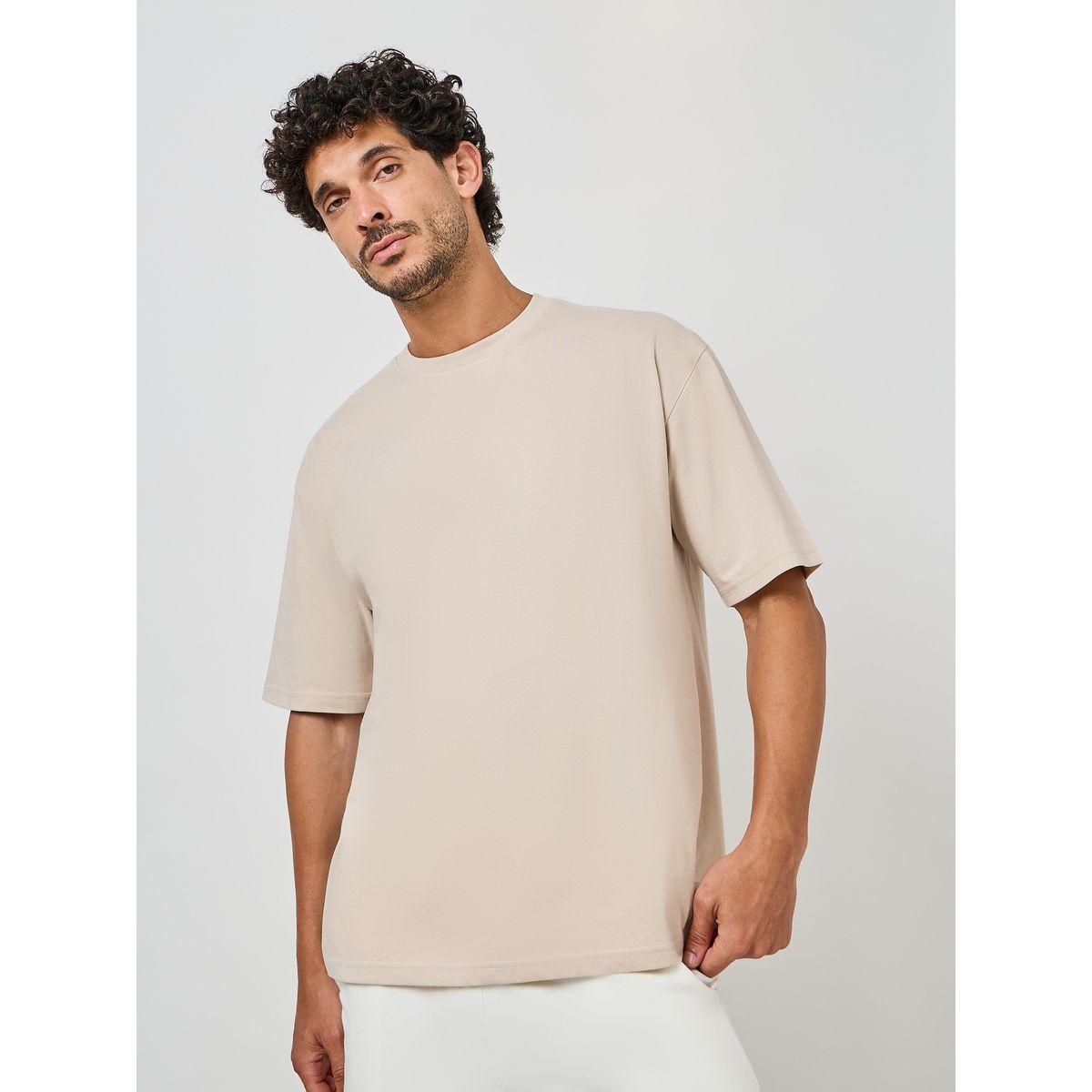 تيشيرت قطن فضفاض مطبع بكتابة-men-clothing-tshirtsandpolos-tshirts-image-3