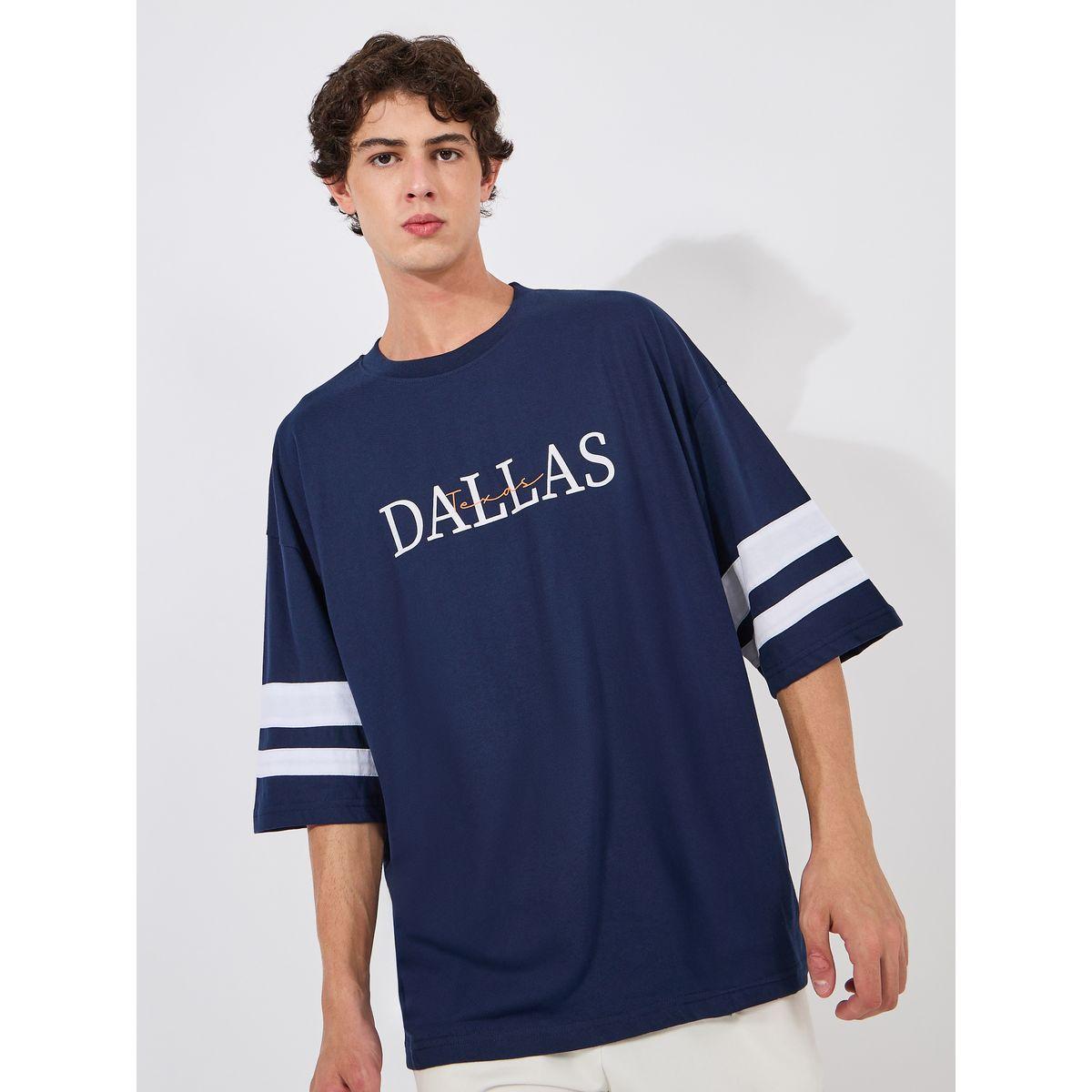 Styli Varsity Chest Print Boxy T-Shirt with Striped Detail-men-clothing-tshirtsandpolos-tshirts-image-5