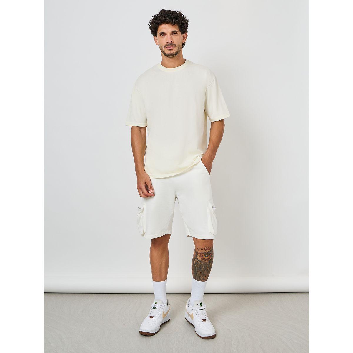Styli Back Slogan Print Oversized Cotton Rich T-Shirt-men-clothing-tshirtsandpolos-tshirts-image-2