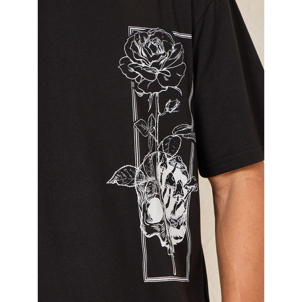 Styli Flower Print Oversized Cotton Rich T-Shirt-men-clothing-tshirtsandpolos-tshirts-image-3