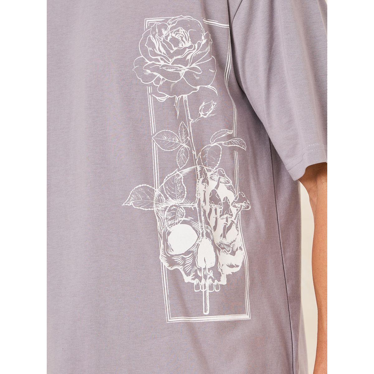 تيشيرت قطن فضفاض مطبع بزهور-men-clothing-tshirtsandpolos-tshirts-image-3