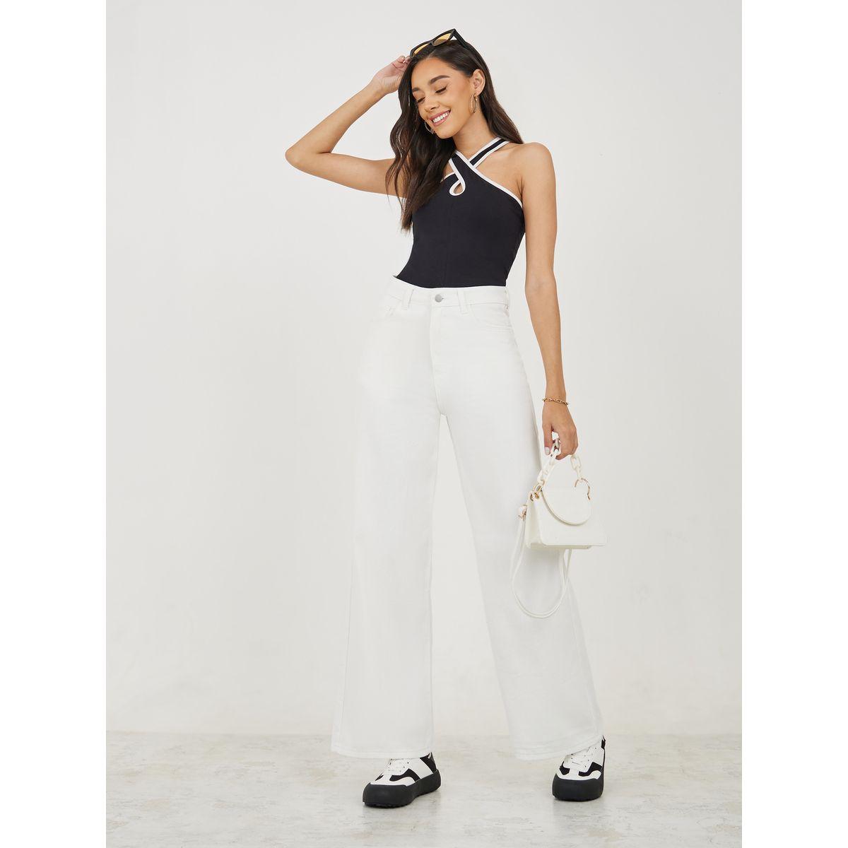 Styli High Rise Wide Leg Jeans with Pockets-women-clothing-bottoms-jeans-image-2