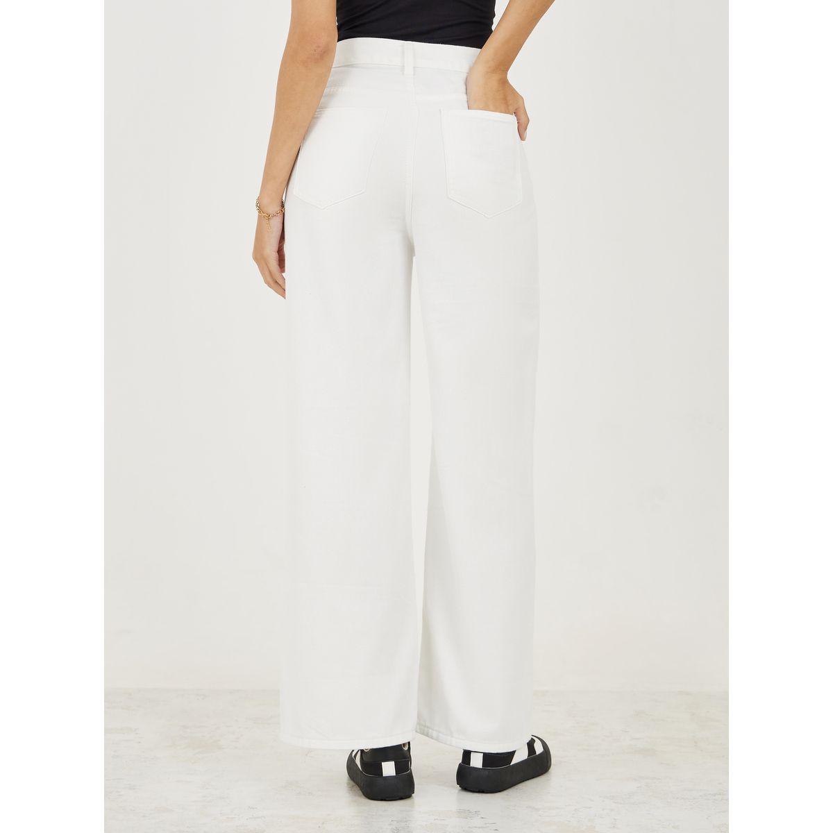 Styli High Rise Wide Leg Jeans with Pockets-women-clothing-bottoms-jeans-image-4