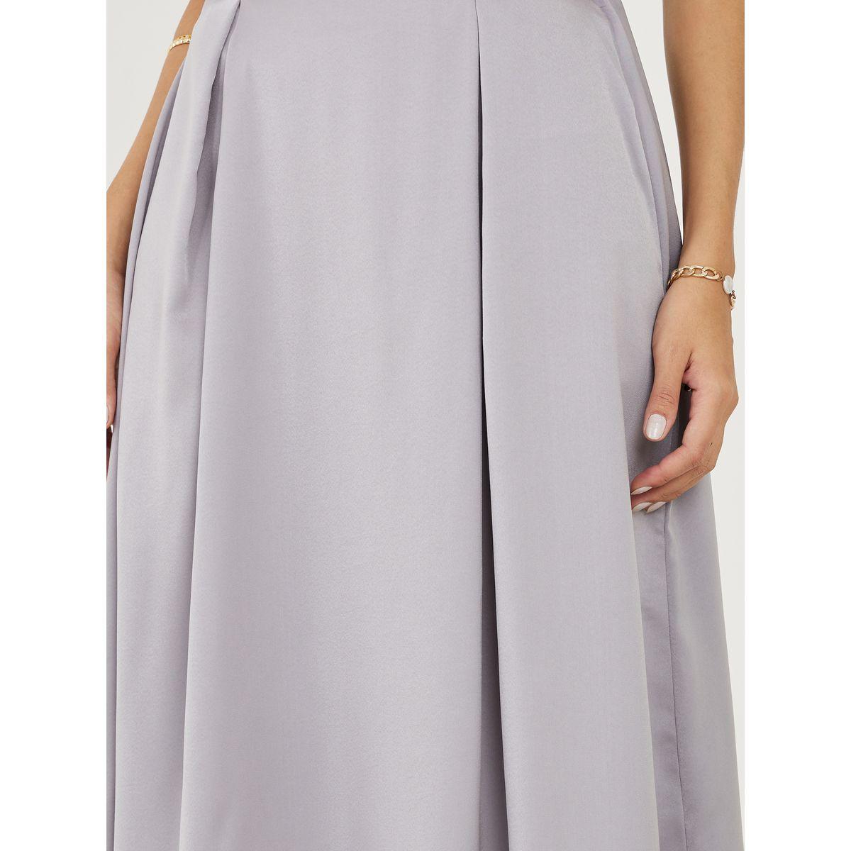 Styli Box Pleat Detail Satin Midi Skirt-women-clothing-bottoms-skirts-image-3