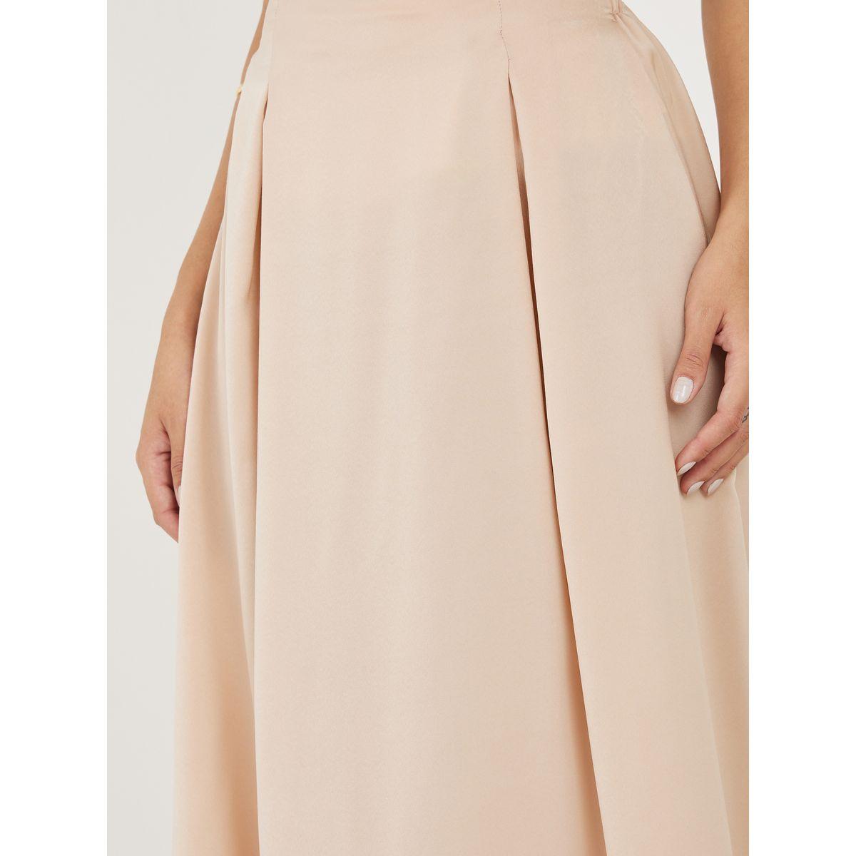 Styli Box Pleat Detail Satin Midi Skirt-women-clothing-bottoms-skirts-image-3