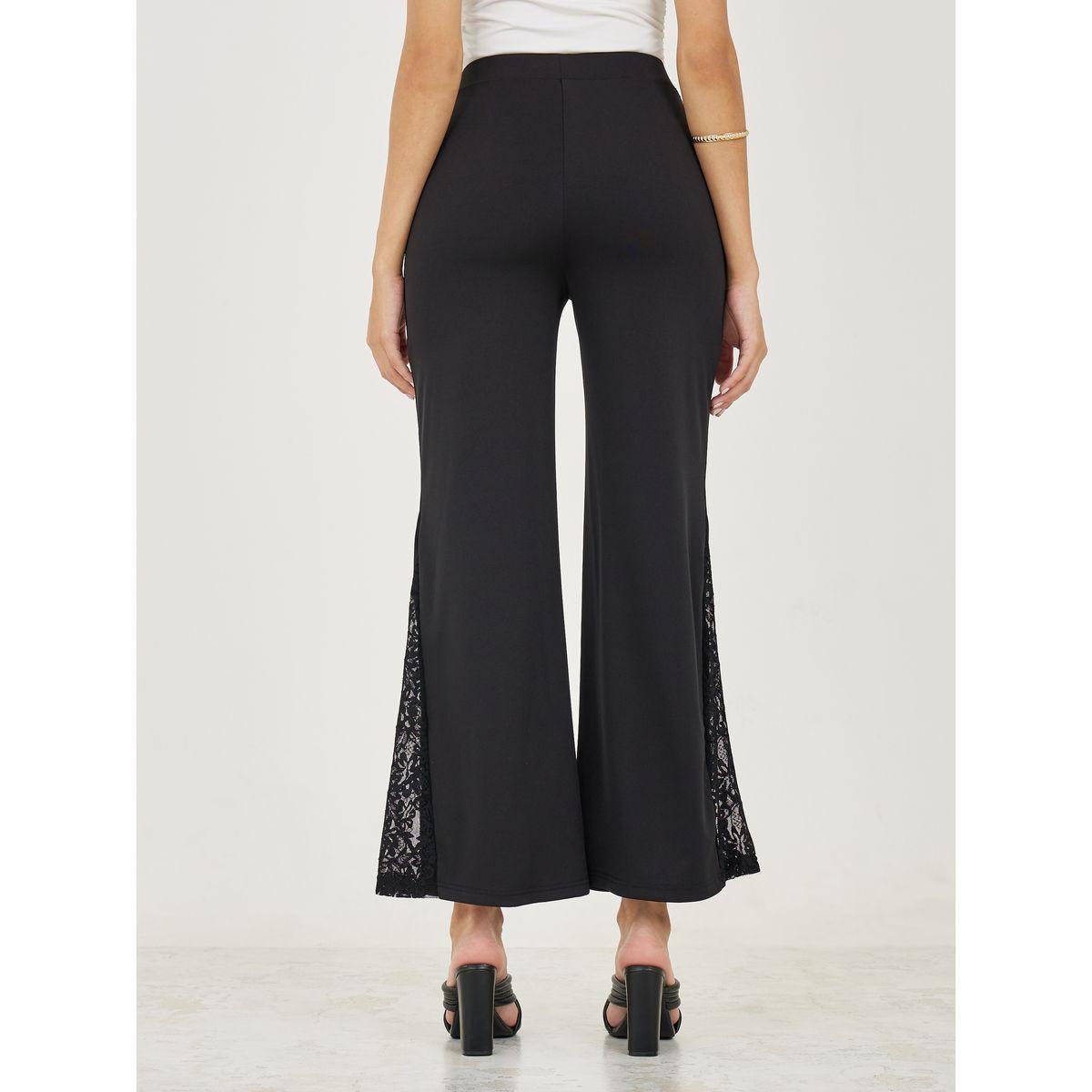 Styli Side Seam Laced Insert Wide Leg Pants-women-clothing-bottoms-trousers-image-4