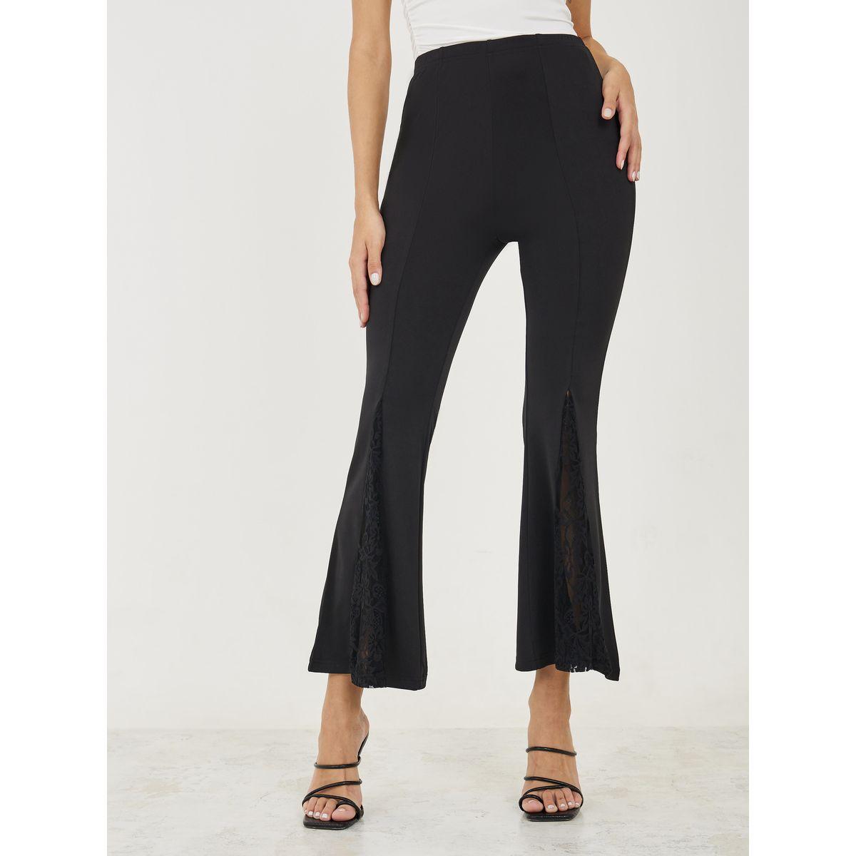 ستيلي هاي رايز بملاءمة دانتيل وبنطلون واسع-women-clothing-bottoms-trousers-image-1