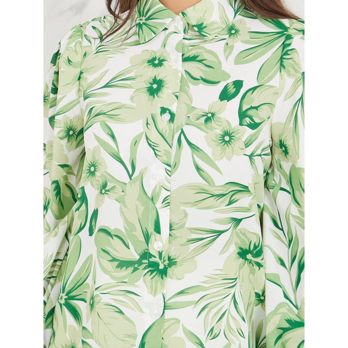 بلوزة بقصة عادية واكمام بيشوب-women-clothing-shirtsandblouses-shirts-image-5