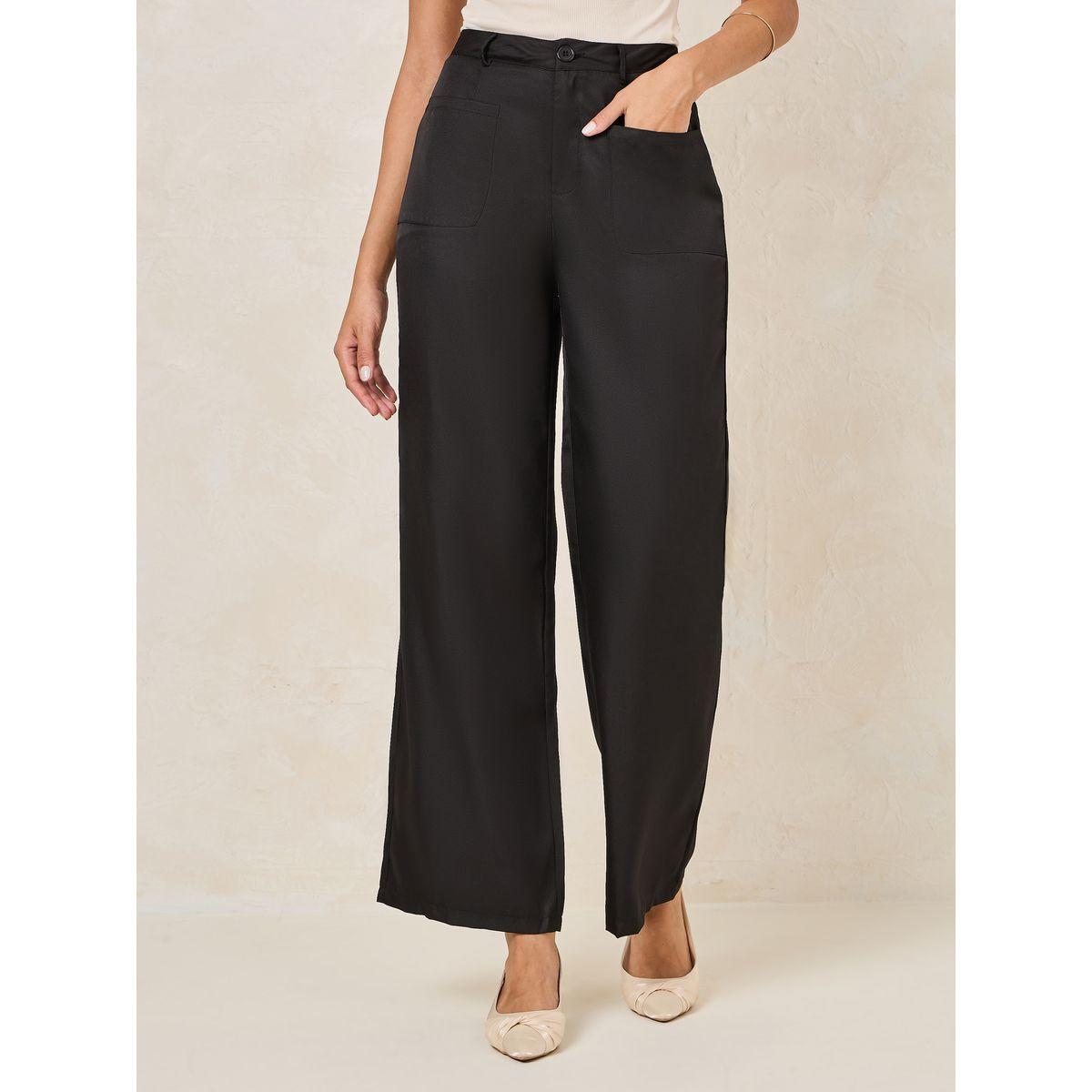 Styli High Rise Wide Leg Tailored Pants-women-clothing-bottoms-trousers-image-1