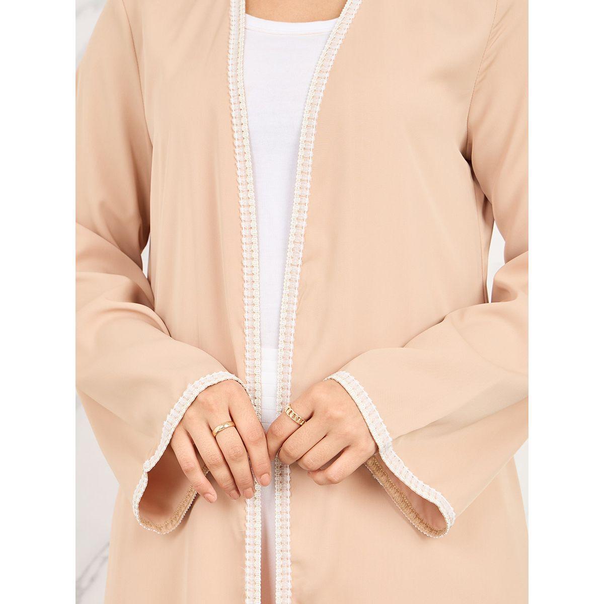 Styli Lace Detail Trim Regular Fit Midi Kimono-women-clothing-shirtsandblouses-shirts-image-3