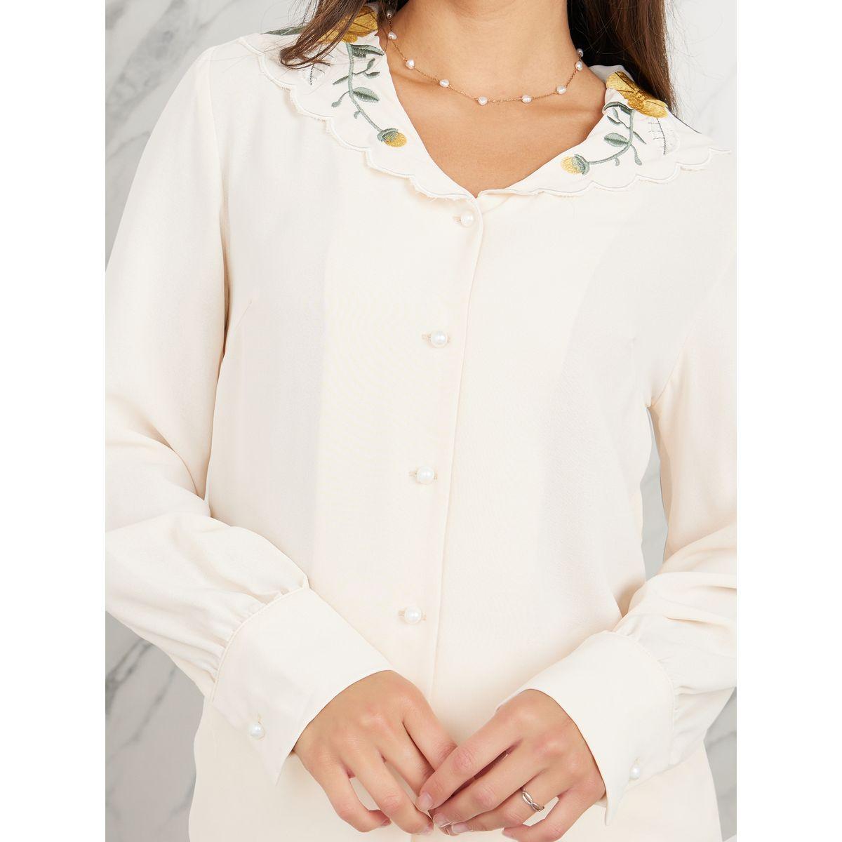 Styli Relaxed Fit Floral Embroidered Peter Pan Collar Shirt-women-clothing-shirtsandblouses-shirts-image-4