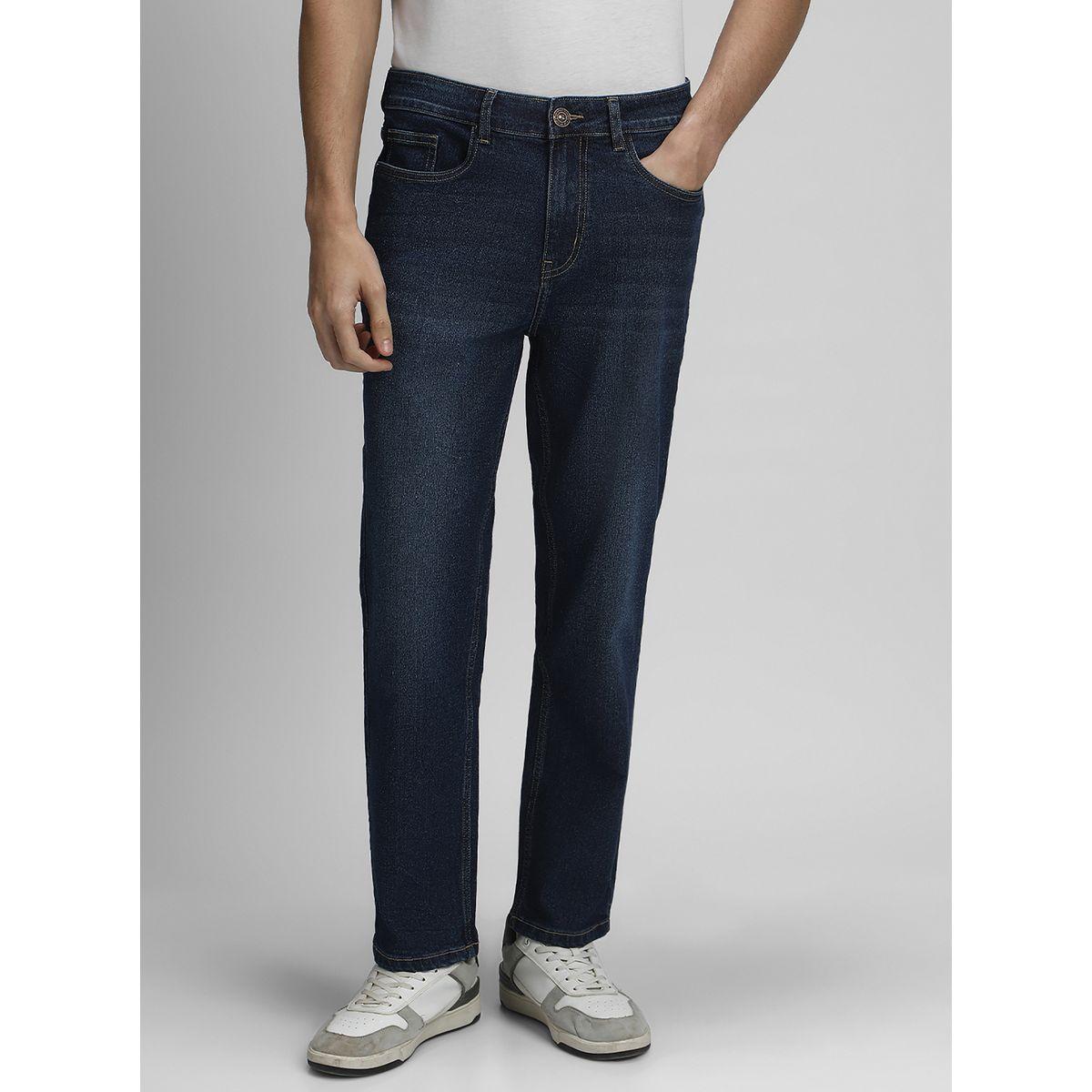 جينز بقصة مستقيمة وخصر متوسط دينيس لينجو × ستايلي-men-clothing-bottoms-jeans-image-1