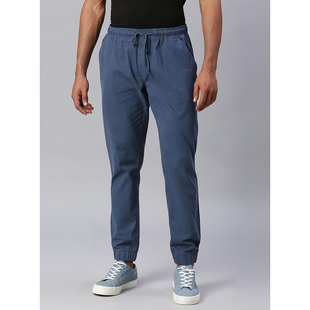 جوغر بتفاصيل بارزة الملمس ورباط خصر دينيس لينجو × ستايلي-men-clothing-bottoms-joggers-image-1