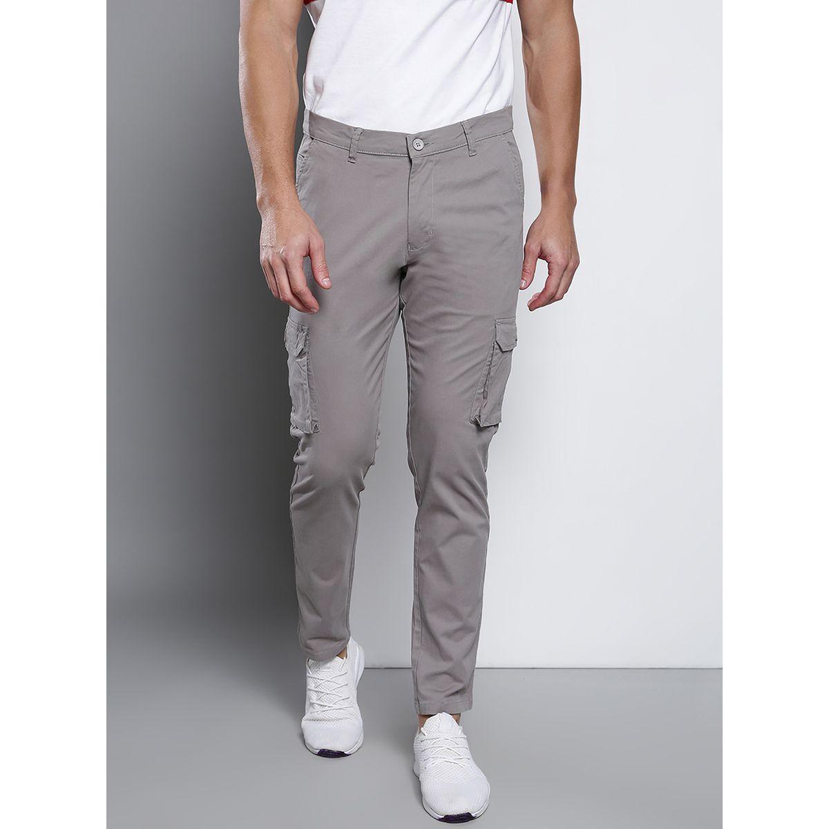 Dennis Lingo X Styli  Solid Tapered Fit Cargo Trousers-men-clothing-bottoms-trousersandchinos-trousers-image-1