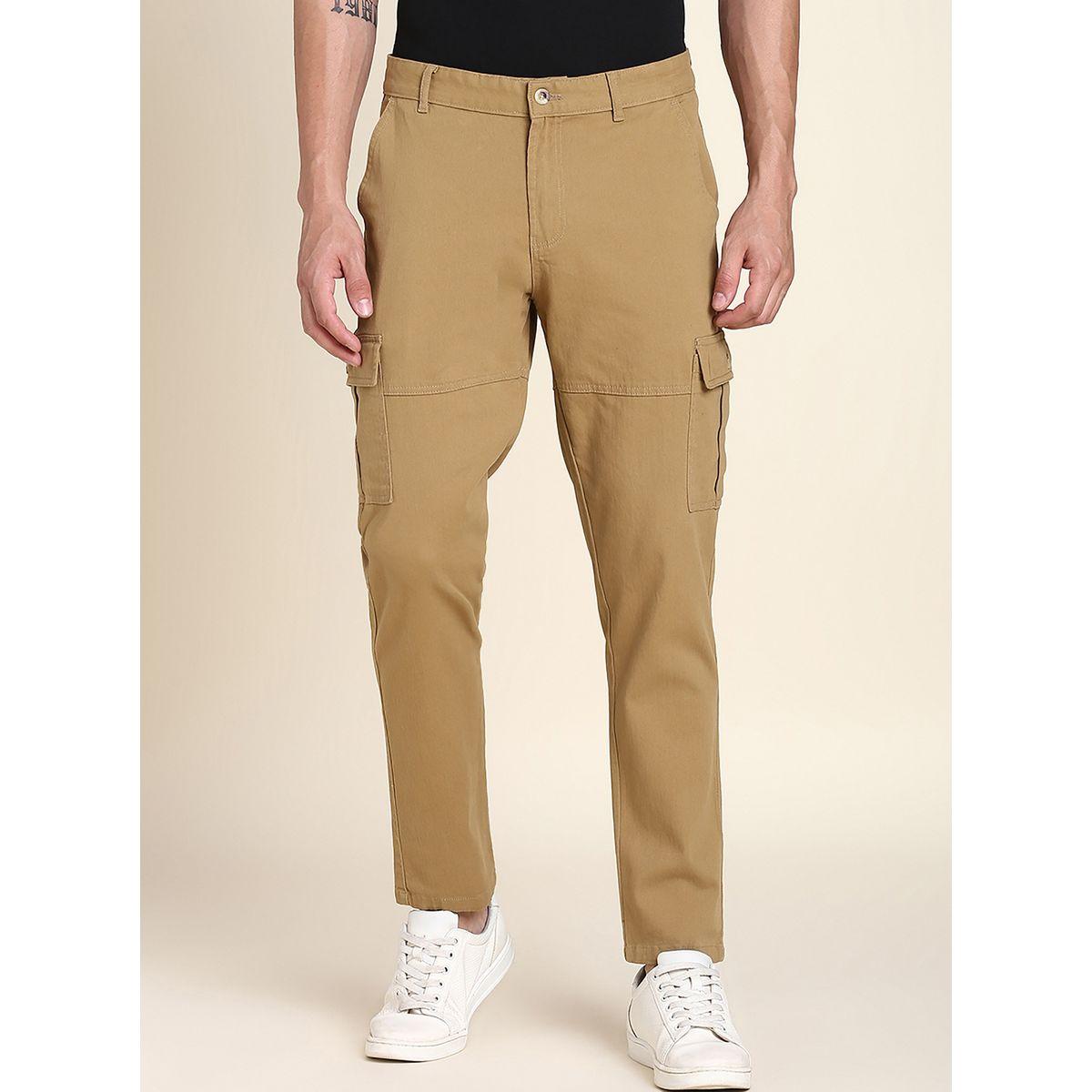 Dennis Lingo Mid Rise Slim Fit Cargo Trousers-men-clothing-bottoms-trousersandchinos-trousers-image-1